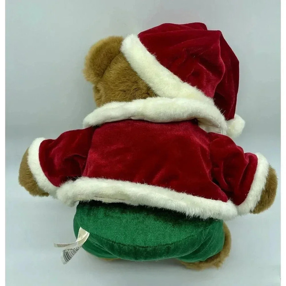 Dan Dee Teddy Bear Brown Plush Stuffed Animal 14 Inch Christmas Vintage 2004 - Picture 2 of 4